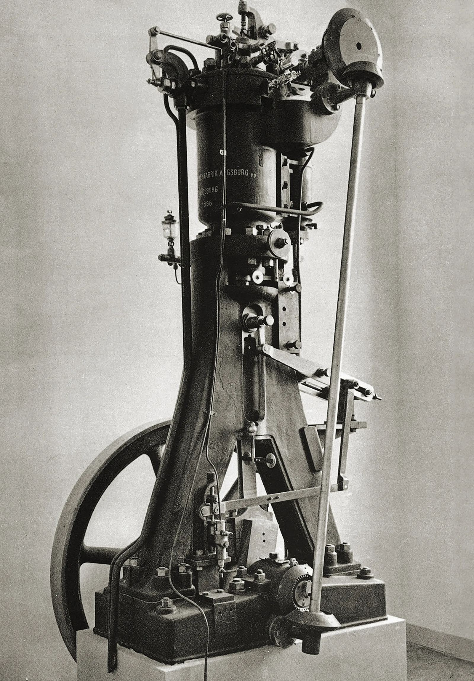 Rudolf Diesel's first compression-ignition engine, Augsburg, 1896