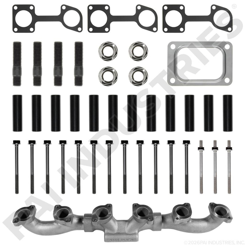 EXHAUST MANIFOLD KIT WITH 30° TURBO MOUNTING FLANGE