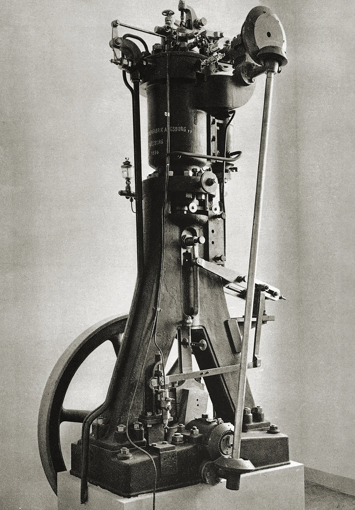 Rudolf Diesel's first compression-ignition engine, Augsburg, 1896
