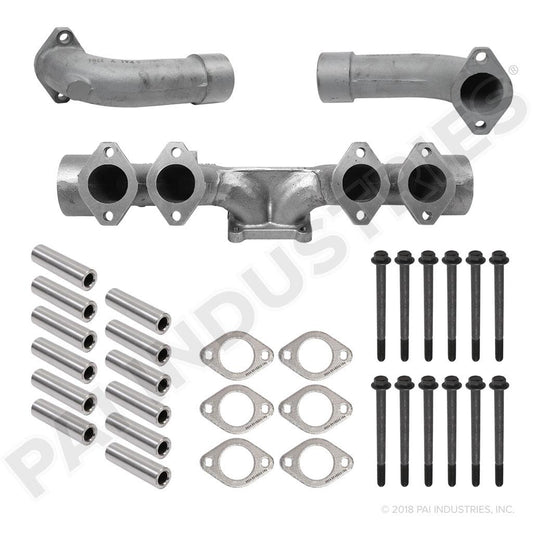 EXHAUST MANIFOLD KIT W/HDWARE