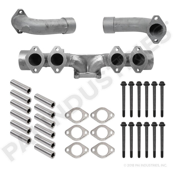 EXHAUST MANIFOLD KIT W/HDWARE