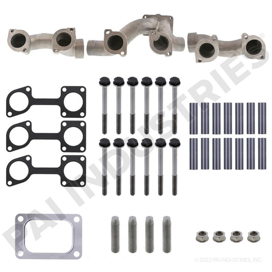 EXHAUST MANIFOLD KIT (3PC) 60 SERIES 11.1L / 12.7L UNITS