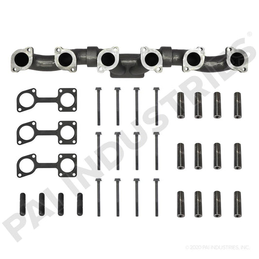 EXHAUST MANIFOLD KIT WITH STRAIGHT TURBO MOUNTING