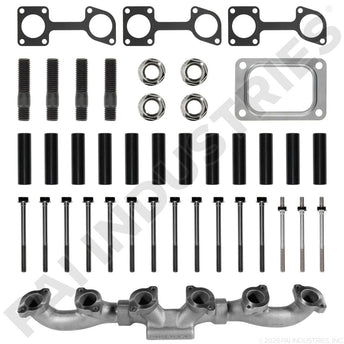 681127 Detroit Exhaust Manifold Kit With 30° Turbo Mounting Flange | PAI