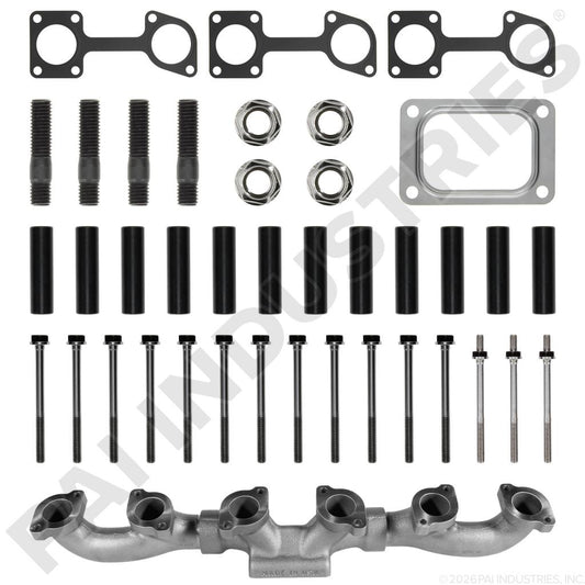 EXHAUST MANIFOLD KIT WITH 30° TURBO MOUNTING FLANGE