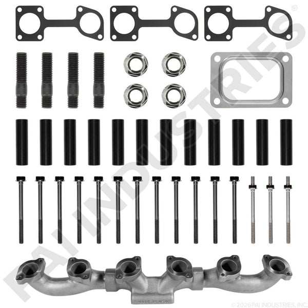 EXHAUST MANIFOLD KIT WITH 30° TURBO MOUNTING FLANGE