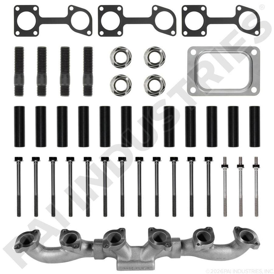 EXHAUST MANIFOLD KIT WITH 30° TURBO MOUNTING FLANGE