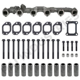 EXHAUST MANIFOLD  KIT W/MNTG HARDWARE
