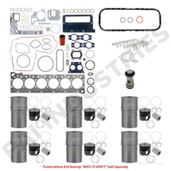 ISX113-017 Cummins ISX SERIES INFRAME ENGINE KIT W/150MM APR LINERS -- KIT PACKED WITHOUT ROD BEARINGS **NEED TO VERIFY ** SOLD SEPARATELY