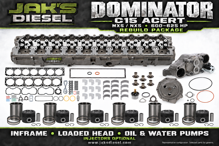 JAK’s Dominator C15 ACERT 600–625 HP Rebuild Package
