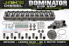 JAK's Dominator c15-sdp — representative promotional layout; injectors optional; selected parts list governs