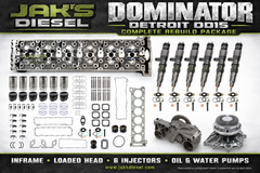 JAK's Dominator Detroit DD15 Rebuild Package - representative configuration