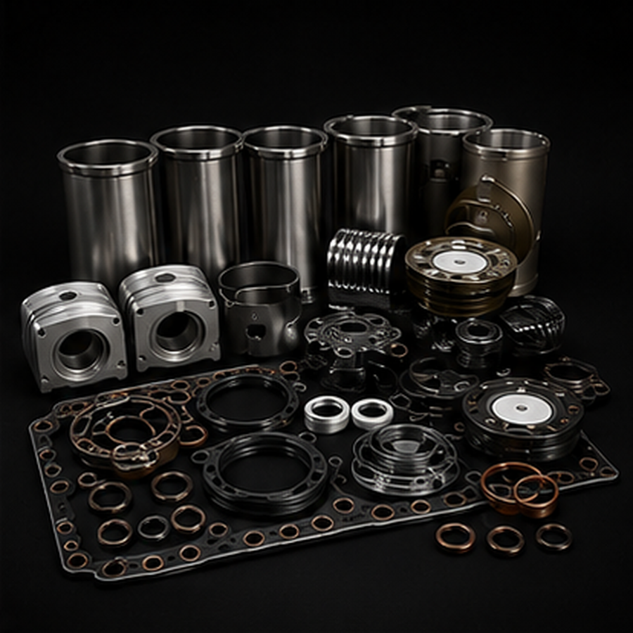 MV1140-037 Volvo PISTON-/CROWNLESS ENGINE KIT