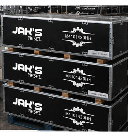 JAK'S Diesel secure crated packaging